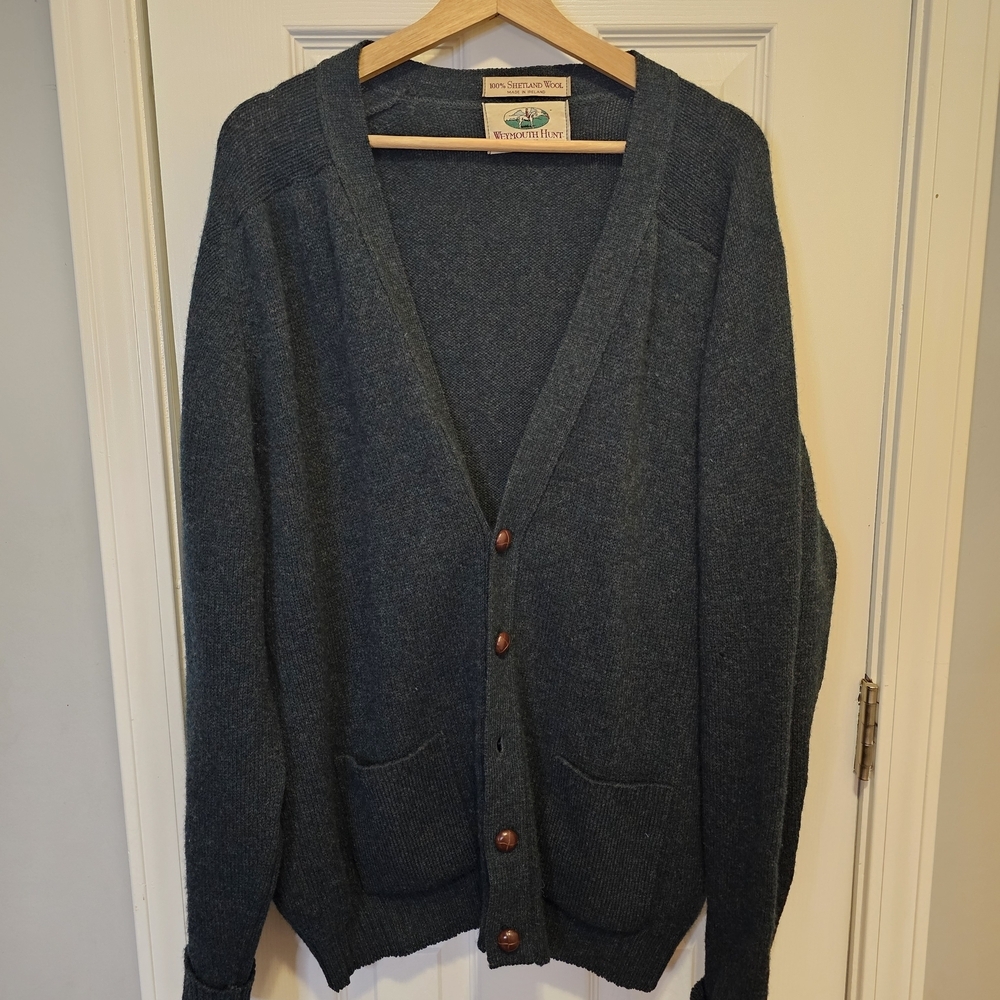 Woolrich Men's Classic Green Cardigan